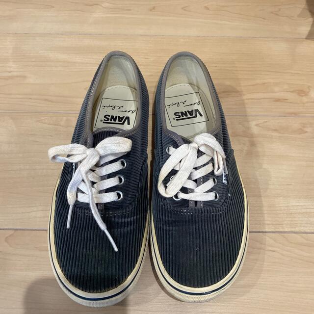 VANS(ヴァンズ)のVANS × Adam et Rope'別注AUTHENTIC 24.5 グレー レディースの靴/シューズ(スニーカー)の商品写真