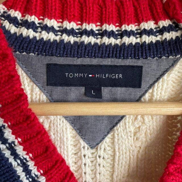 TOMMY HILFIGER(トミーヒルフィガー)のTOMMY HILFIGER トミーヒルフィガー ケーブルニット カーディガン メンズのトップス(カーディガン)の商品写真