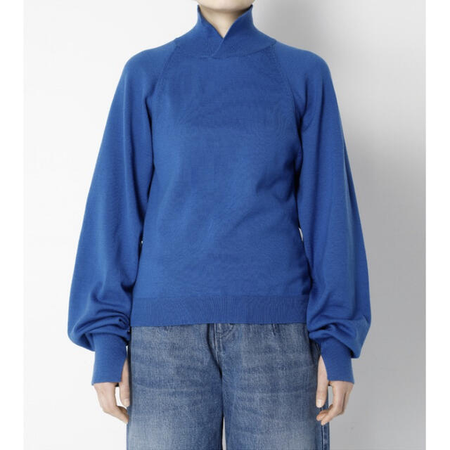 LE CIEL BLEU(ルシェルブルー)のIRENE Slit Sleeve Raglan knit レディースのトップス(ニット/セーター)の商品写真