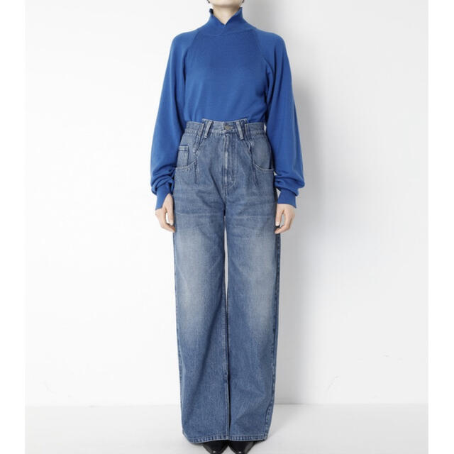 LE CIEL BLEU(ルシェルブルー)のIRENE Slit Sleeve Raglan knit レディースのトップス(ニット/セーター)の商品写真