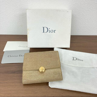 クリスチャンディオール(Christian Dior)のクリスチャンディオール　二つ折りウォレット　財布　レディース(財布)