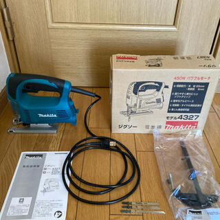 マキタ(Makita)のmakita マキタ ジグソー 4327 フルセット ブレード付き(工具/メンテナンス)