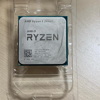 Ryzen5 2400G cpu cpuファンは未使用(PCパーツ)
