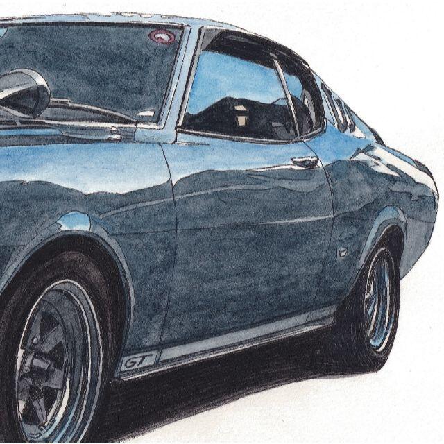 NC-1021トヨタセリカ2000GT限定版画 直筆サイン額装●作家平右ヱ門