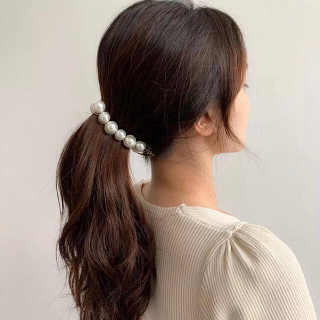 ホットセール カメリア バナナクリップ ヘアクリップ シンプル バンスクリップ モノクロ 花