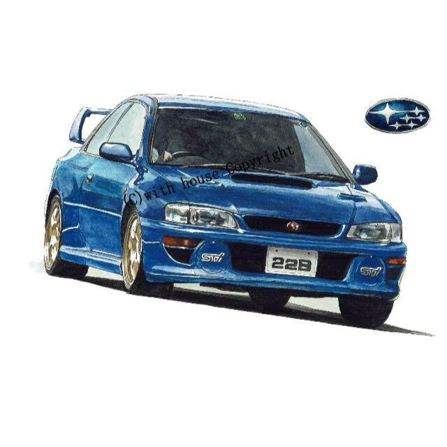 NC-423インプレッサWRX/BRZ限定版画 直筆サイン額装済●作家平右ヱ門