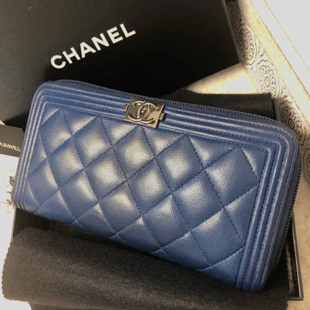 【確認用】極美品　CHANEL ボーイシャネル　長財布