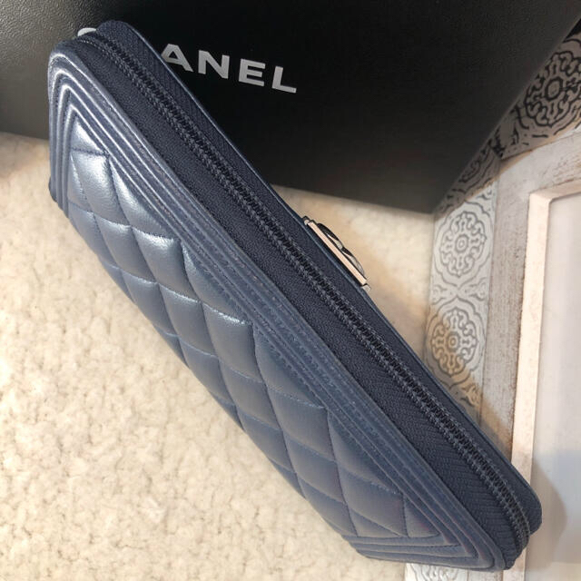 財布 【確認用】極美品 CHANEL ボーイシャネル 長財布 安い工場直販