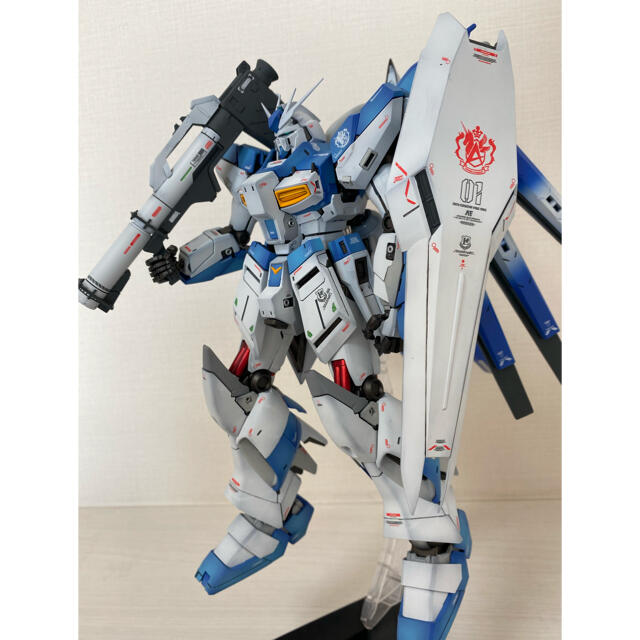 ゲート処理ペーパーヤスリかけHiνガンダム Ver.Ka 1/100スケール　改修塗装完成品