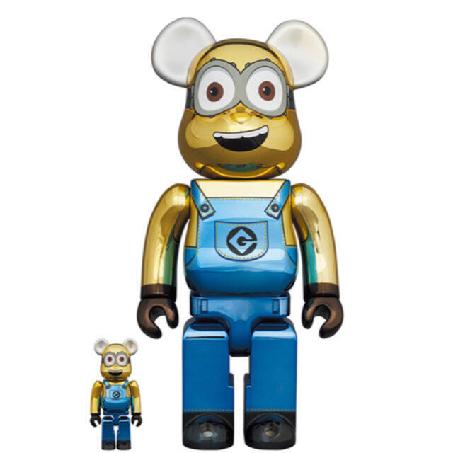 BE@RBRICK DAVE CHROME Ver 100％ 400％