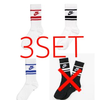 ナイキ(NIKE)のNIKEスニーカーソックス3SET 25-27(ソックス)