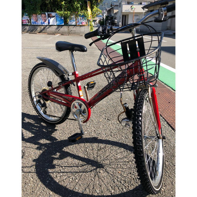 DAIWA(ダイワ)のマウンテンバイク　22インチ　ボーイズサイクル　赤色 スポーツ/アウトドアの自転車(自転車本体)の商品写真