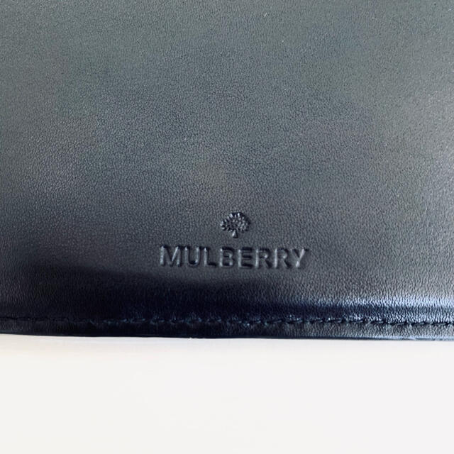 Mulberry(マルベリー)のMALBERRY☆マルベリー  長財布　２つ折り　ブラック　革 レディースのファッション小物(財布)の商品写真