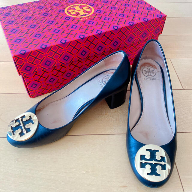 送料込★ TORY BURCH トリーバーチ パンプス ブラック 黒