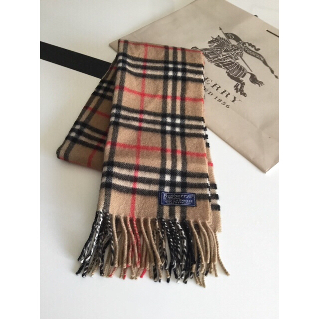 BURBERRY(バーバリー)のBURBERRY ⭐マフラー チェック カシミヤ 100% レディースのファッション小物(マフラー/ショール)の商品写真