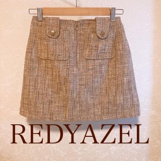 レディアゼル(REDYAZEL)の【REDYAZEL】ツイード台形ミニスカート(ミニスカート)