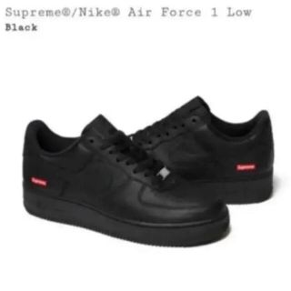 シュプリーム(Supreme)のSupreme Air Force 1 black 27.5cm(スニーカー)