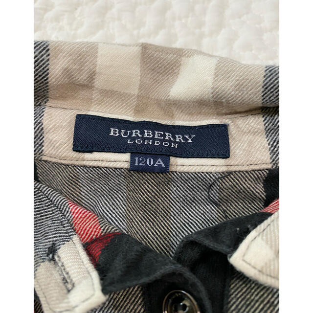 BURBERRY(バーバリー)のバーバリー　シャツワンピース120 キッズ/ベビー/マタニティのキッズ服女の子用(90cm~)(ワンピース)の商品写真