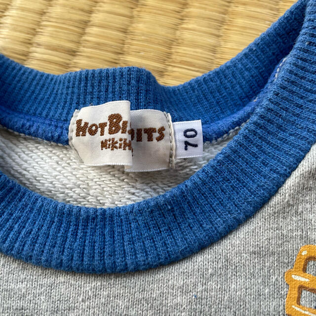 HOT BISCUITS(ホットビスケッツ)のミキハウス カバーオール キッズ/ベビー/マタニティのベビー服(~85cm)(カバーオール)の商品写真