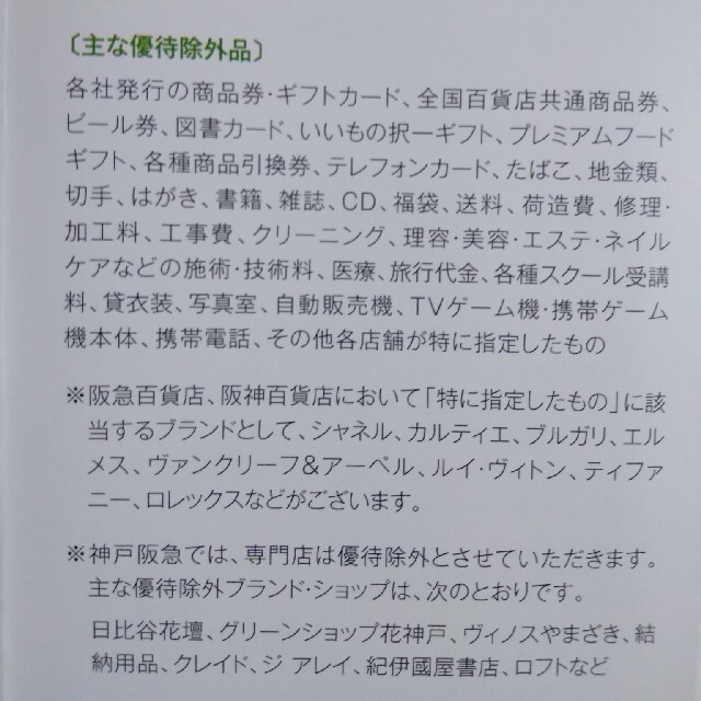 H2O エイチツーオー 株主優待券 2枚 チケットの優待券/割引券(ショッピング)の商品写真