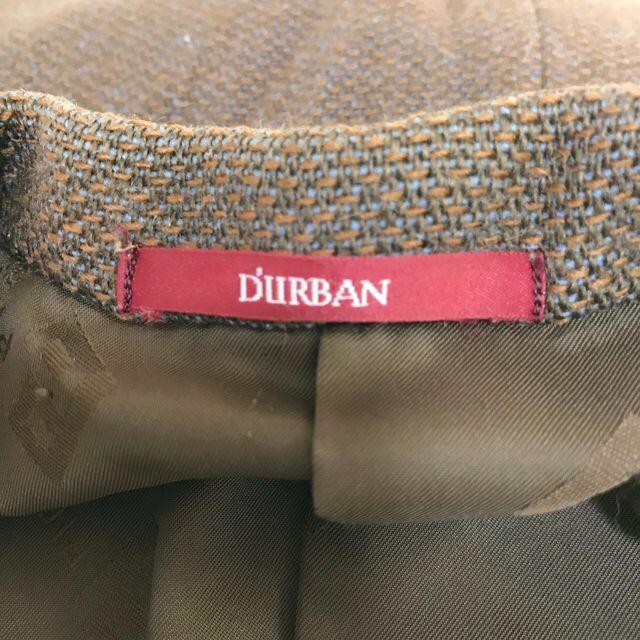 D’URBAN(ダーバン)の【人気】ダーバン テーラードジャケット ウール100％ ブラウン サイズ55 メンズのジャケット/アウター(テーラードジャケット)の商品写真