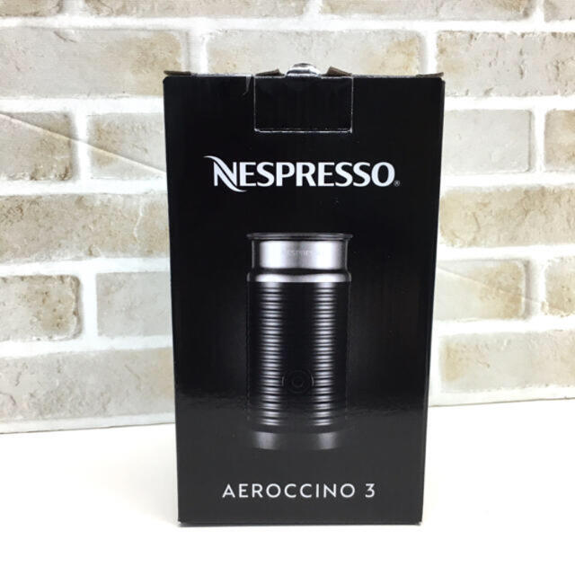 Nespresso ネスプレッソ エアロチーノ3 ブラック 3594JPBK調理家電