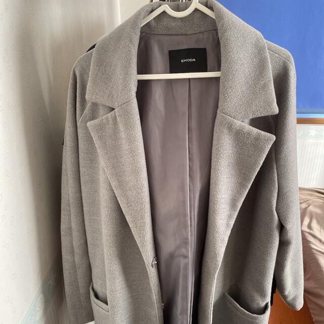 EMODA(エモダ)のロングコート レディースのジャケット/アウター(ロングコート)の商品写真