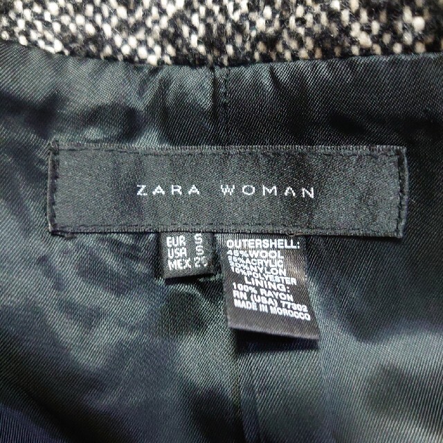 ZARA(ザラ)のZARA WOMAN パイピングジャケットコート レディースのジャケット/アウター(ピーコート)の商品写真