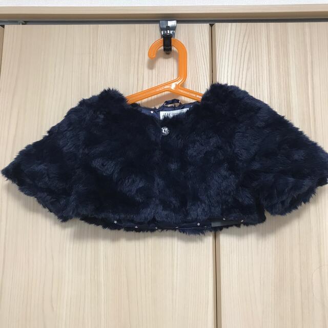 H&M(エイチアンドエム)の女の子　新品　ファーボレロ　H&M 110 キッズ/ベビー/マタニティのキッズ服女の子用(90cm~)(ドレス/フォーマル)の商品写真