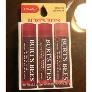 バーツビーズ(BURT'S BEES)のバーツビーズ ティント　tinted lip balm 4.25g×3本(リップケア/リップクリーム)