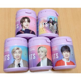 ボウダンショウネンダン(防弾少年団(BTS))のBTS キシリトールガムボトル5個　全員、JIN、RM、J-HOPE、SUGA(菓子/デザート)