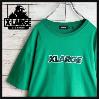 エクストララージ(XLARGE)の【最高デザイン】エクストララージ センタービッグロゴ刺繍入り半袖Tシャツ 希少(Tシャツ/カットソー(半袖/袖なし))