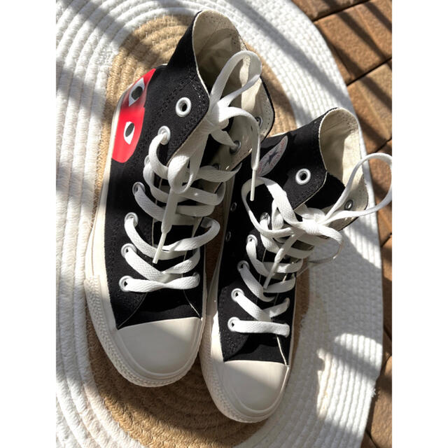 新品コム・デ・ギャルソンplay×converseスニーカー