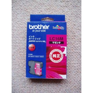 ブラザー(brother)の【純正品】brother インクカートリッジ LC16M マゼンタ 大容量(PC周辺機器)