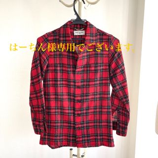 サンローラン(Saint Laurent)のサンローラン　チェックシャツ(カットソー(長袖/七分))