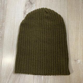 ニューヨークハット(NEW YORK HAT)のニューヨークハット ビーニー ニット帽 カーキ(ニット帽/ビーニー)