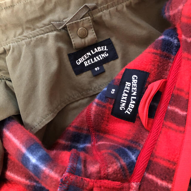 UNITED ARROWS green label relaxing(ユナイテッドアローズグリーンレーベルリラクシング)のモッズコート アウター キッズ　グリーンレーベル　95㎝ キッズ/ベビー/マタニティのキッズ服男の子用(90cm~)(ジャケット/上着)の商品写真