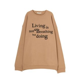 ビューティアンドユースユナイテッドアローズ(BEAUTY&YOUTH UNITED ARROWS)のCOTORICA☆Living isプリントスウェット(スウェット)