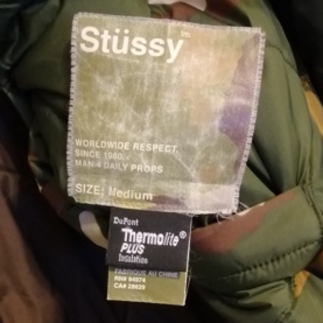 STUSSY(ステューシー)のSTUSSY◆リバーシブルメンズダウンジャケット/M メンズのジャケット/アウター(ダウンジャケット)の商品写真