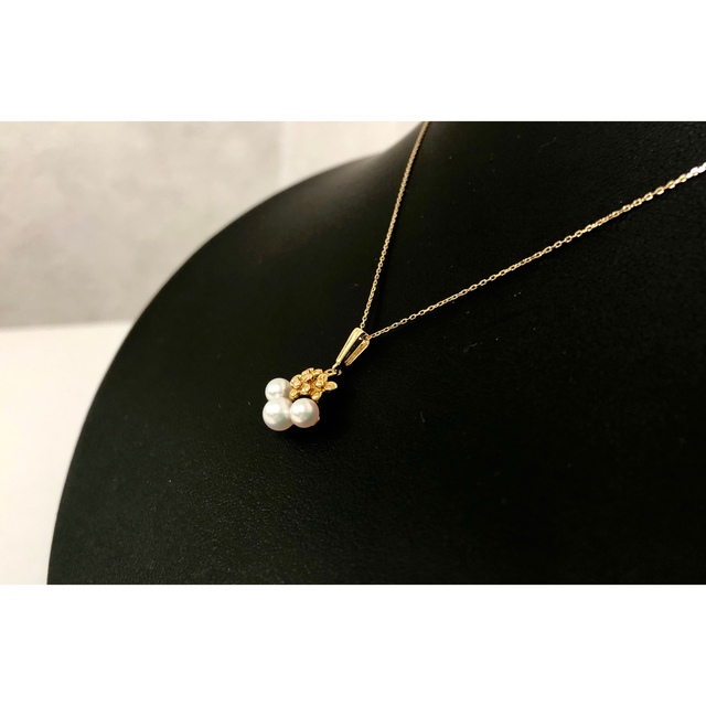 ミキモト MIKIMOTO アコヤパール 7.5mm ネックレス トップ K18