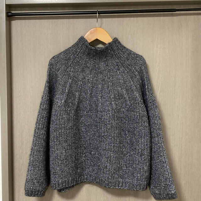 IENA(イエナ)のIENA✨美品　シルバーのラメが華やかなニット🧶 レディースのトップス(ニット/セーター)の商品写真