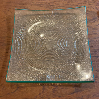 コンランショップ フランス製　ガラス皿　スクエア　1枚(食器)
