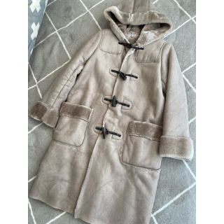 Mila Owen - ミラオーウェン ☆フェイクムートンダッフルコートの通販