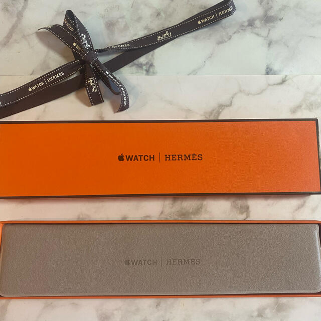 レア・新品未使用　HERMES アップルウォッチ　ダブルループ　エトゥープ