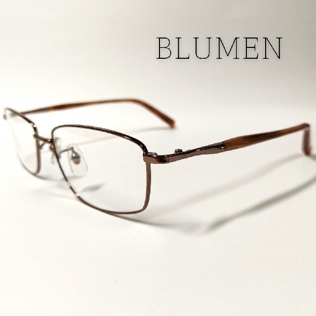 BLUMEN メガネフレーム フルリム レディースのファッション小物(サングラス/メガネ)の商品写真