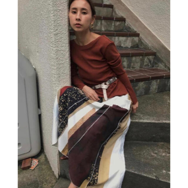 ロングスカートFUDE ART SKIRT