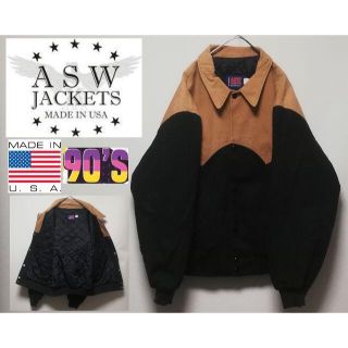 カーハート(carhartt)の85 90年代 ASW JACKETS カバーオール L USA 裏キルティング(カバーオール)