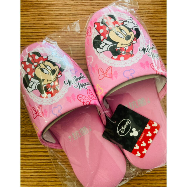 Disney(ディズニー)のキッズスリッパ　ディズニー　ミニー キッズ/ベビー/マタニティのキッズ靴/シューズ(15cm~)(スリッパ)の商品写真