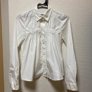 マルタンマルジェラ(Maison Martin Margiela)のMM6 ギャザーシャツ(シャツ/ブラウス(長袖/七分))