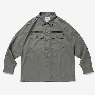 ダブルタップス(W)taps)の21AW WTAPS BUDS シャツ COYOTE BROWN L(シャツ)